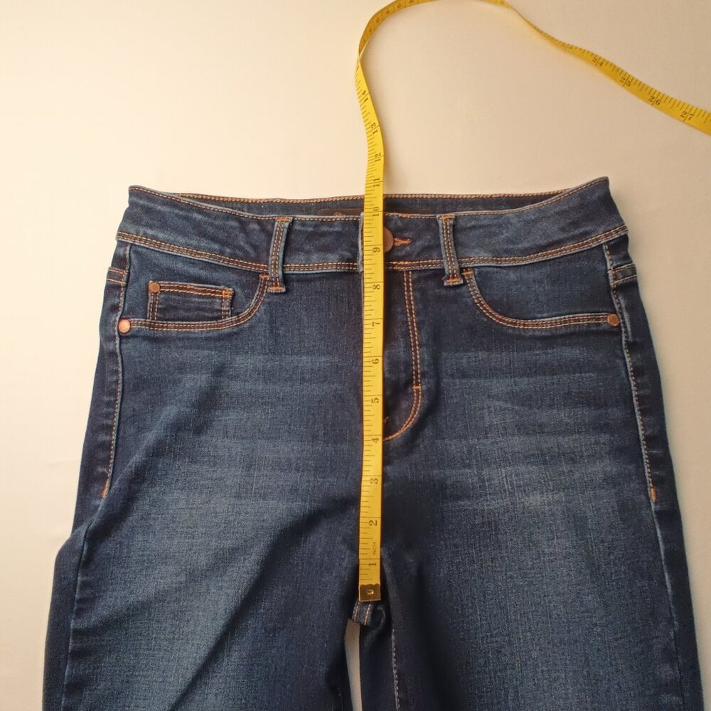 Jordache Jeans Size 6 Super Skinny Mid Rise Dark Wash - Picture 8 of 10